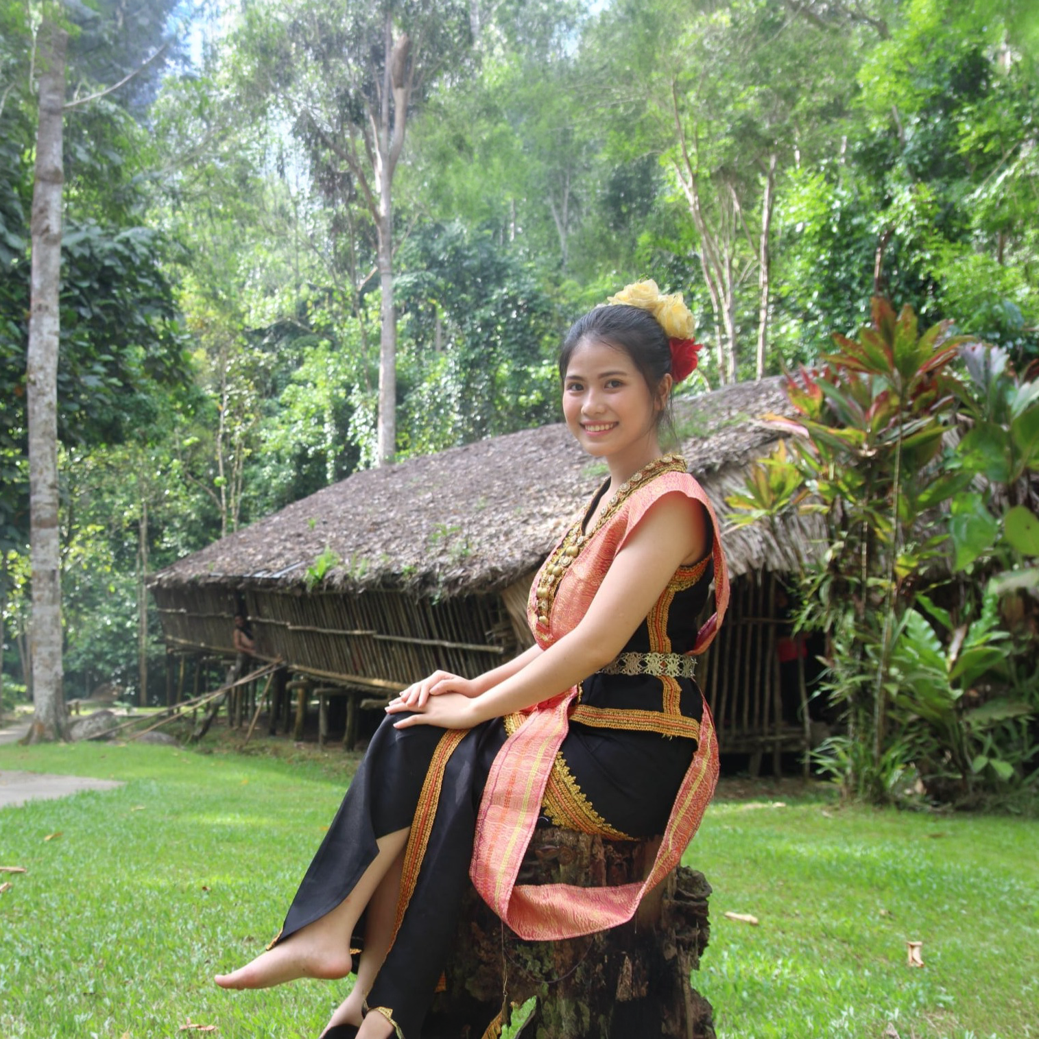 Cultural host at Mari Mari Cultural Village